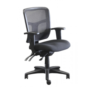 OPEL - Black Mesh-Back, Mid-Back Managerial Task Chair