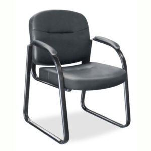 AURA Visitor Low-Back Bonded Leather Chair
