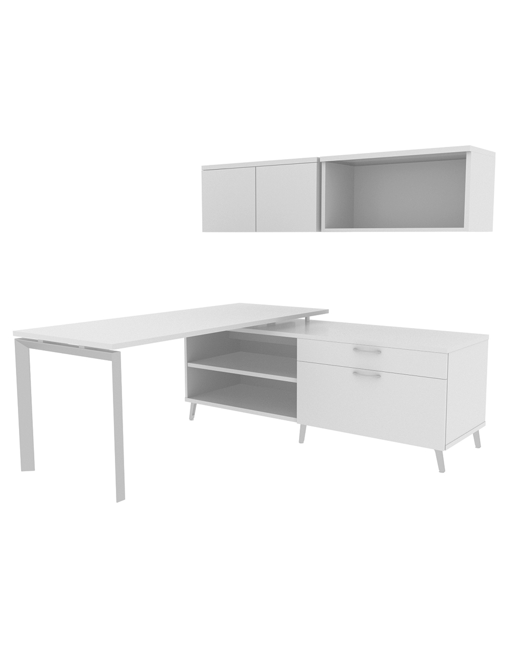 L-shaped Work Station