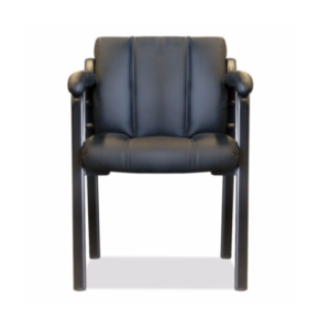 CAPRICE Visitor Low-Back Faux Leather Chair
