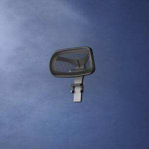 ErgoBreeze Black Mesh headrest