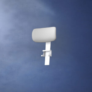 SitEase Grey-white frame headrest with grey mesh